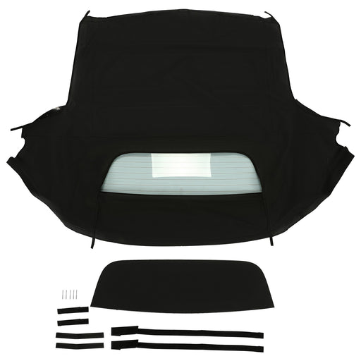 DURAFORCE Fits 1999-2009 Honda S2000 Convertible Soft Top & Heated Glass Window Black