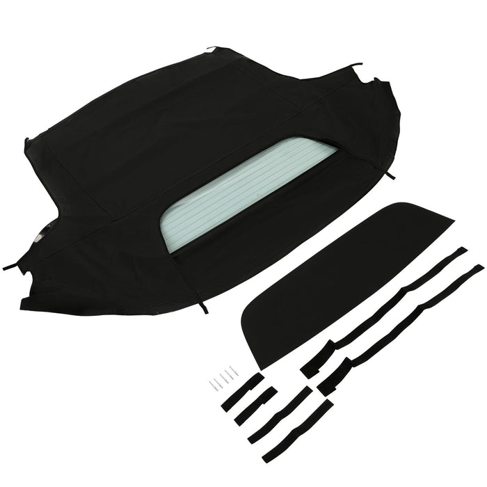DURAFORCE Fits 1999-2009 Honda S2000 Convertible Soft Top & Heated Glass Window Black