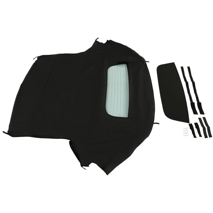 DURAFORCE Fits 1999-2009 Honda S2000 Convertible Soft Top & Heated Glass Window Black