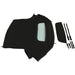 DURAFORCE Fits 1999-2009 Honda S2000 Convertible Soft Top & Heated Glass Window Black