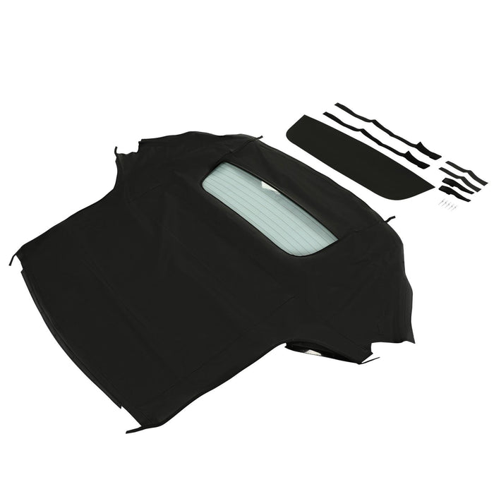 DURAFORCE Fits 1999-2009 Honda S2000 Convertible Soft Top & Heated Glass Window Black