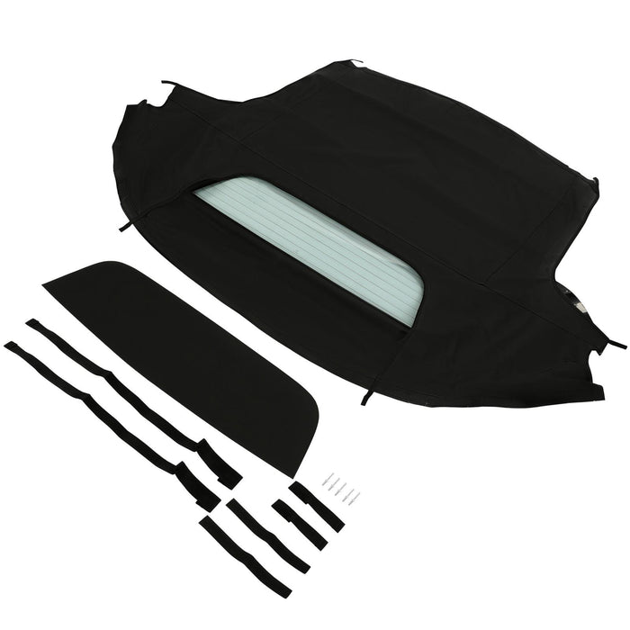 DURAFORCE Fits 1999-2009 Honda S2000 Convertible Soft Top & Heated Glass Window Black