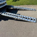 DURAFORCE 80"×15" Aluminum Ramps 2 Pcs 6000Lbs Car Trailer Truck Hook End Knife 1 Pair