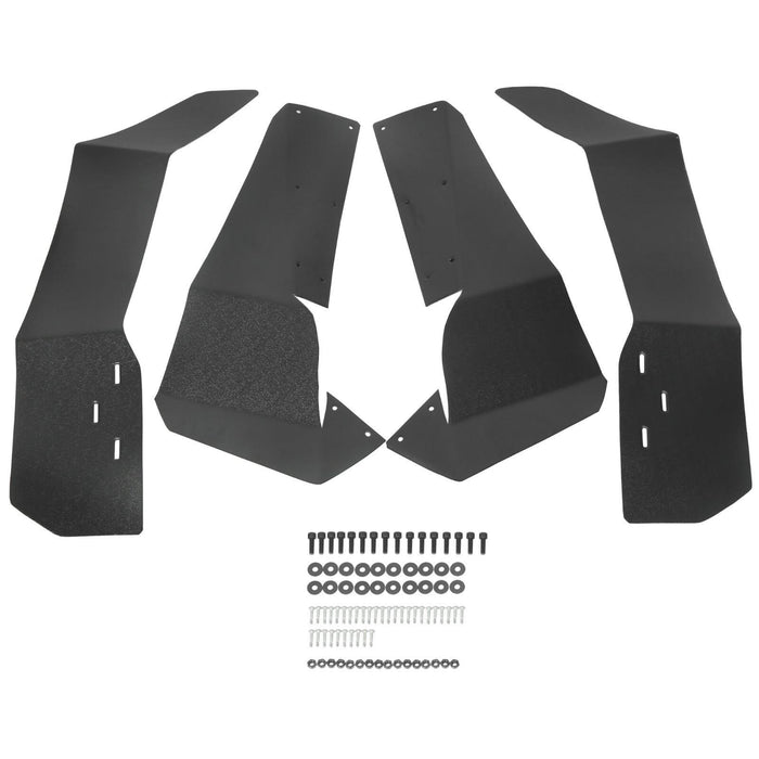 DURAFORCE 4x Extended Fender Flares Mud Flap For Polaris RZR S 900/4 900 /S 1000 2015-2020