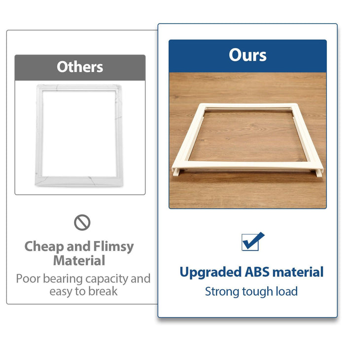 DURAFORCE For 240350702 AP2115959 Refrigerator Upper Crisper Pan Cover Crosley Frigidaire