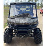 DURAFORCE Clear Front Full Windshield For 2016-2023 Can-Am Defender HD5 HD7 HD8 HD9 HD10