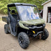 DURAFORCE Clear Front Full Windshield For 2016-2023 Can-Am Defender HD5 HD7 HD8 HD9 HD10