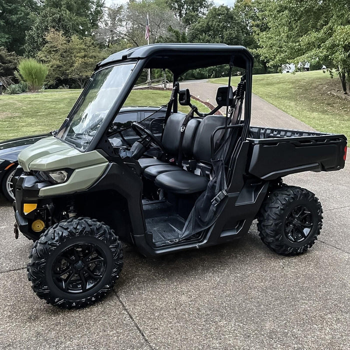 DURAFORCE Clear Front Full Windshield For 2016-2023 Can-Am Defender HD5 HD7 HD8 HD9 HD10