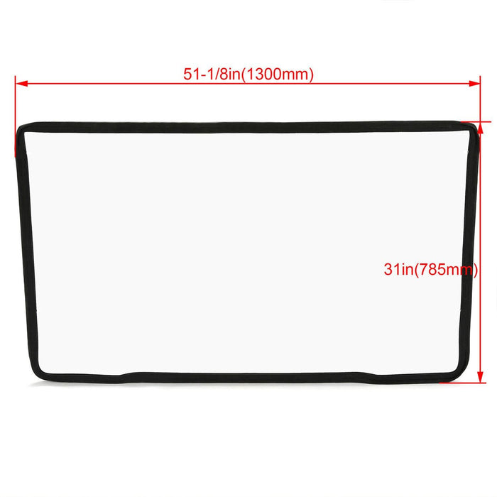 DURAFORCE Clear Front Full Windshield For 2016-2023 Can-Am Defender HD5 HD7 HD8 HD9 HD10