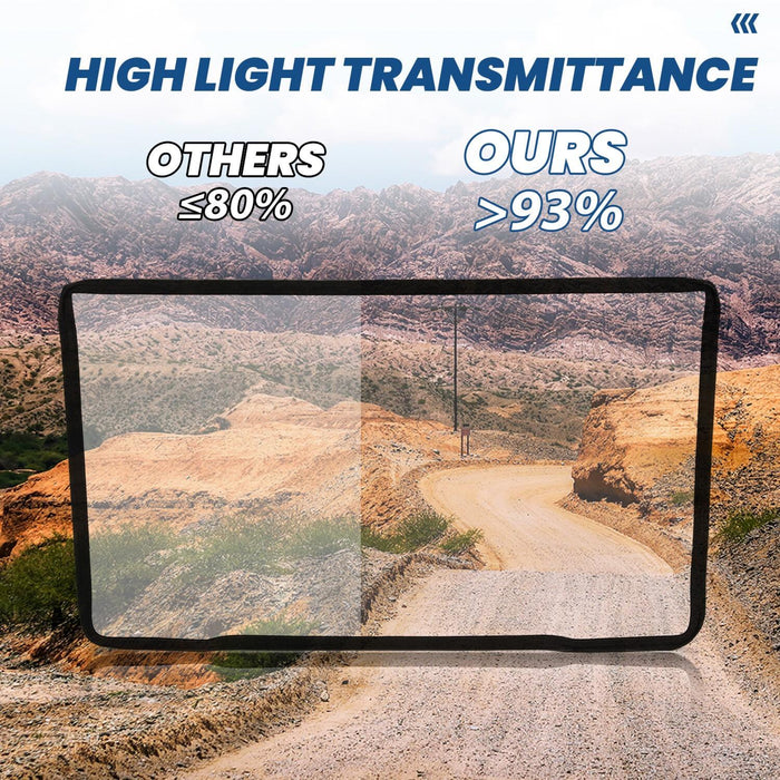 DURAFORCE Clear Front Full Windshield For 2016-2023 Can-Am Defender HD5 HD7 HD8 HD9 HD10