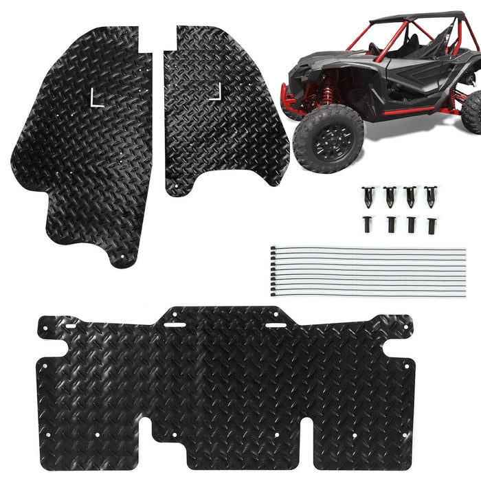 DURAFORCE Front & Rear Mud Guard Dust Shield Set For 2019-2022 Honda Talon 1000 R/X/X-4