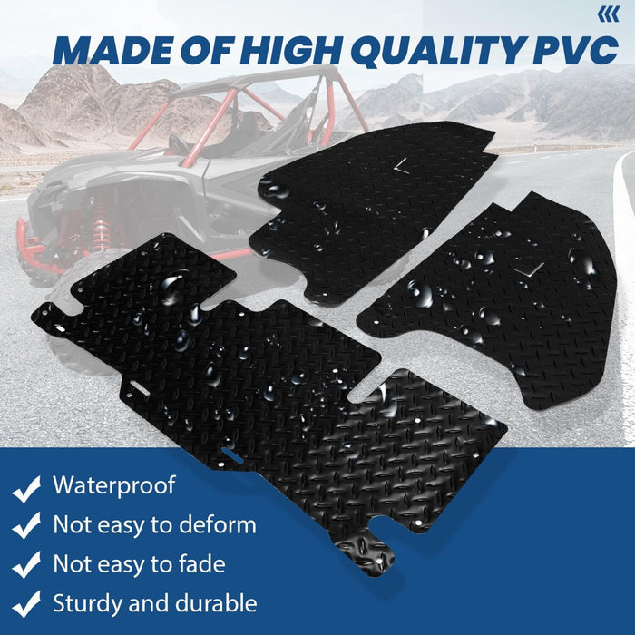 DURAFORCE Front & Rear Mud Guard Dust Shield Set For 2019-2022 Honda Talon 1000 R/X/X-4