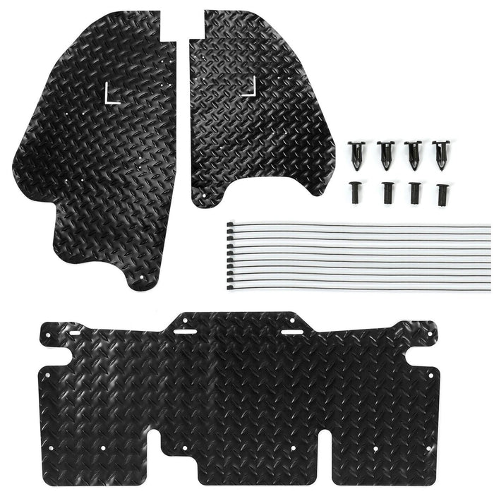 DURAFORCE Front & Rear Mud Guard Dust Shield Set For 2019-2022 Honda Talon 1000 R/X/X-4