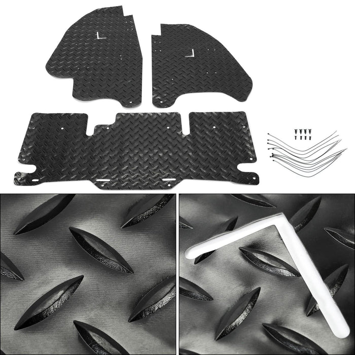 DURAFORCE Front & Rear Mud Guard Dust Shield Set For 2019-2022 Honda Talon 1000 R/X/X-4