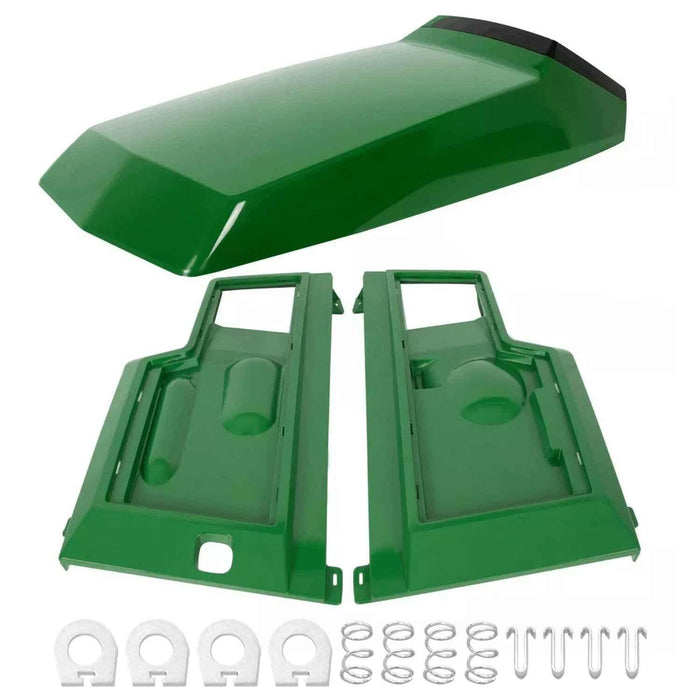 DURAFORCE For John Deere 415 425 445 455 Side Panels Kit+Upper Hood for AM128986 AM128983
