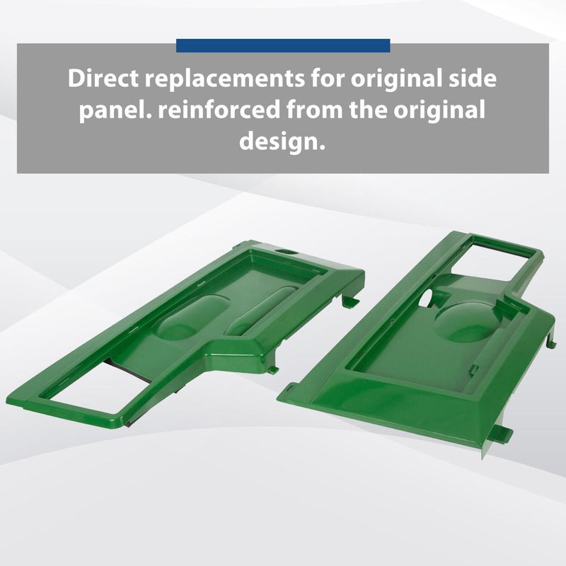 DURAFORCE For John Deere 415 425 445 455 Side Panels Kit+Upper Hood for AM128986 AM128983