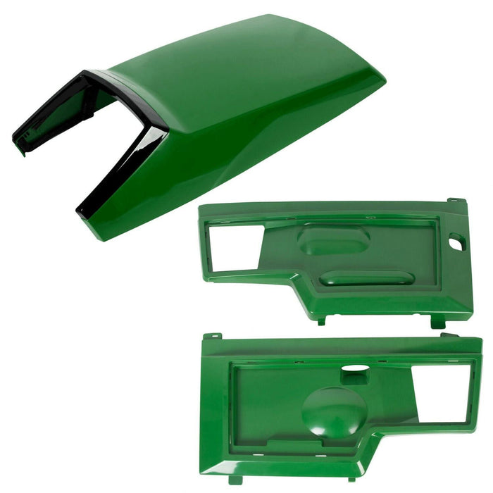 DURAFORCE For John Deere 415 425 445 455 Side Panels Kit+Upper Hood for AM128986 AM128983