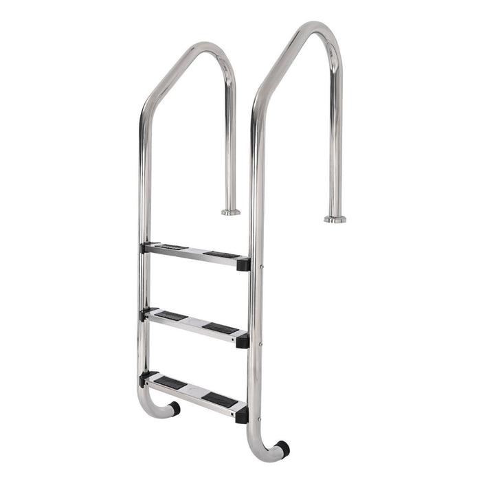 DURAFORCE 3 Non-Slip Step Ladder 304 Stainless Steel Ladder for Swimming Pool In-Ground