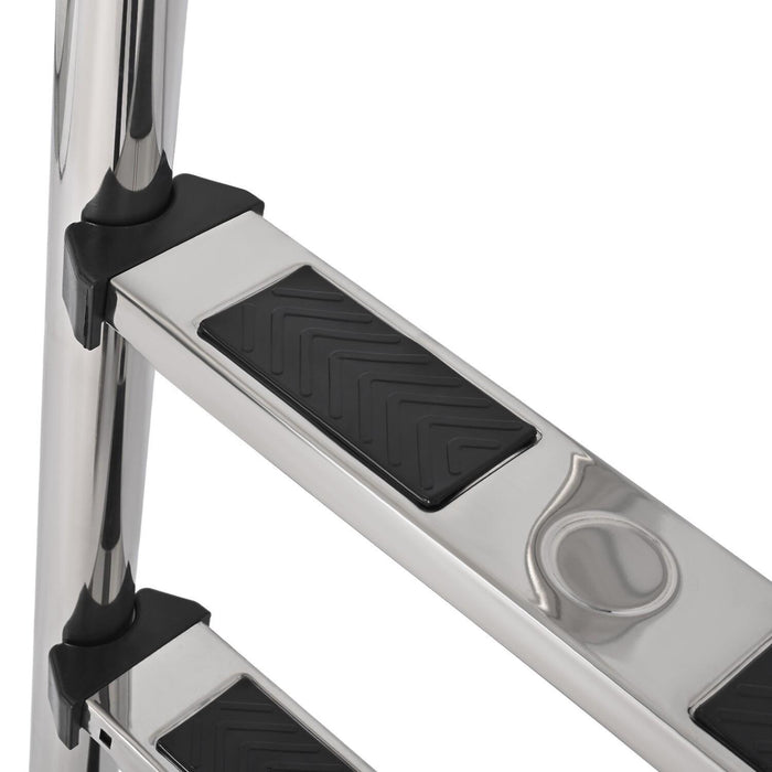 DURAFORCE 3 Non-Slip Step Ladder 304 Stainless Steel Ladder for Swimming Pool In-Ground