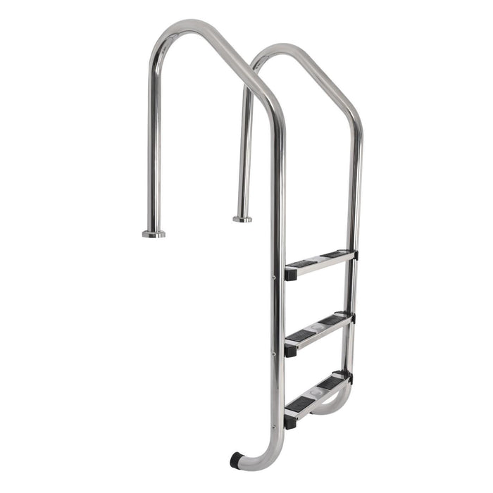 DURAFORCE 3 Non-Slip Step Ladder 304 Stainless Steel Ladder for Swimming Pool In-Ground