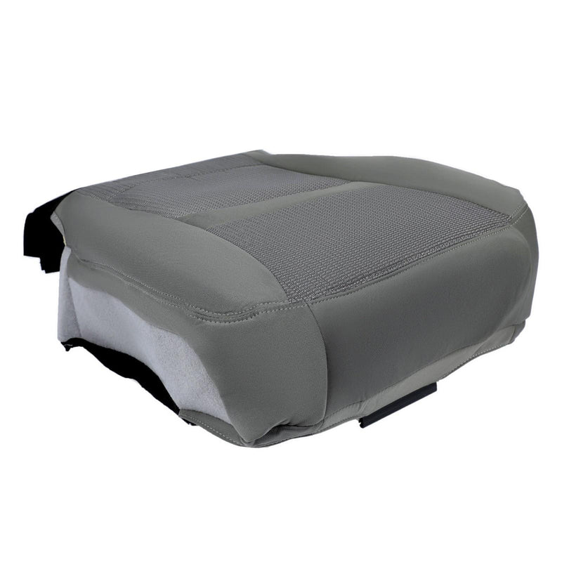 DURAFORCE For Dodge Ram 1500 06 07 08 09 10 Gray Front Driver Bottom Side Seat Cover Cloth