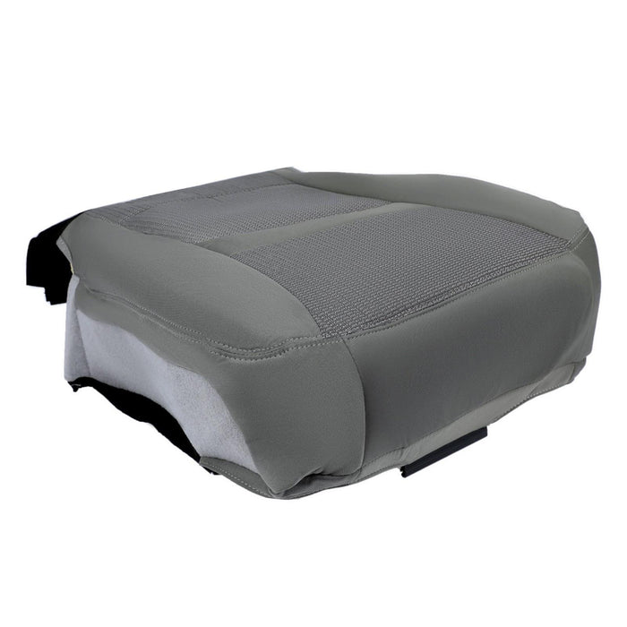 DURAFORCE For Dodge Ram 1500 06 07 08 09 10 Gray Front Driver Bottom Side Seat Cover Cloth