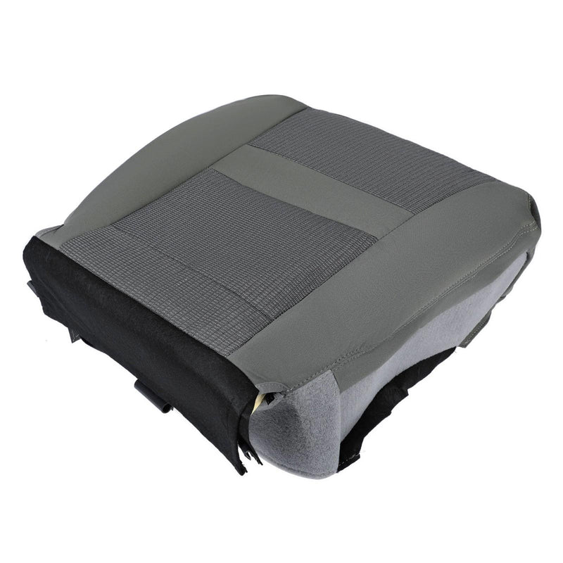 DURAFORCE For Dodge Ram 1500 06 07 08 09 10 Gray Front Driver Bottom Side Seat Cover Cloth