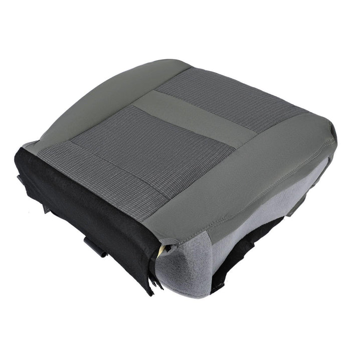 DURAFORCE For Dodge Ram 1500 06 07 08 09 10 Gray Front Driver Bottom Side Seat Cover Cloth