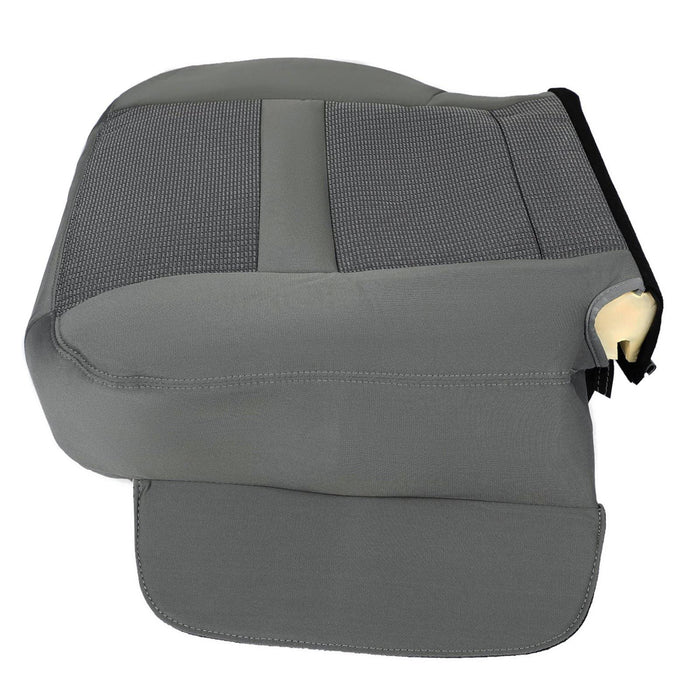 DURAFORCE For Dodge Ram 1500 06 07 08 09 10 Gray Front Driver Bottom Side Seat Cover Cloth