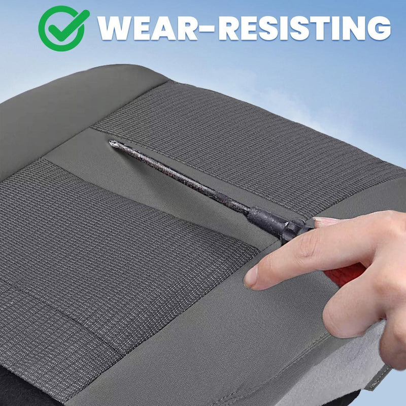 DURAFORCE For Dodge Ram 1500 06 07 08 09 10 Gray Front Driver Bottom Side Seat Cover Cloth