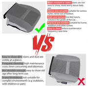DURAFORCE For Dodge Ram 1500 06 07 08 09 10 Gray Front Driver Bottom Side Seat Cover Cloth