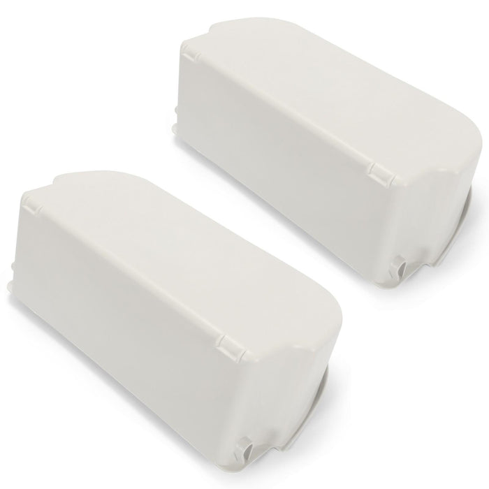 DURAFORCE (2 pack) White Gallon Door Bin For Frigidaire Refrigerator AP2116036 # 240356401