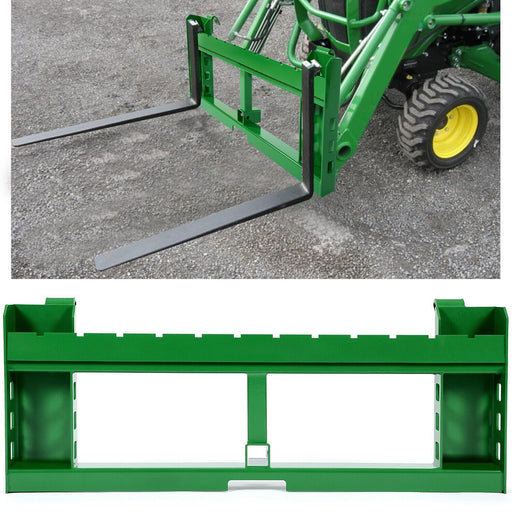 DURAFORCE Pallet Fork Frame Attachments 50" Fits John Deere 200 Skid Steer Loaders 4000lbs