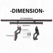 DURAFORCE Rear Bumper for 2018-2024 Polaris Ranger XP 1000 Crew XP 1000 North Star Edition
