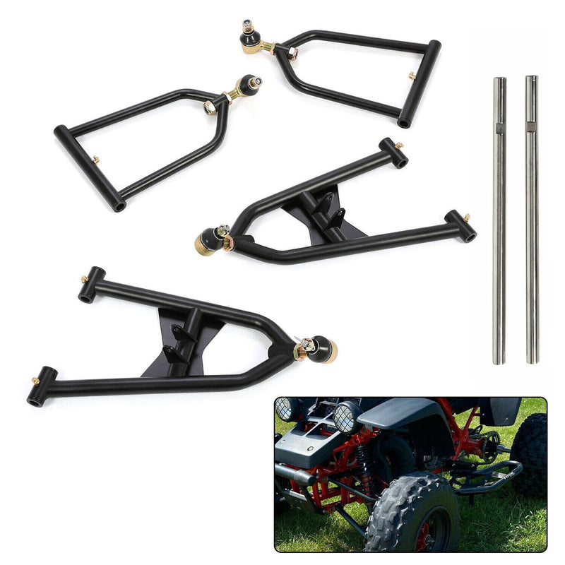DURAFORCE Front Upper and Lower A-Arms FOR 87-06 Yamaha Banshee 350 YFZ350 +2 +1 Stainles