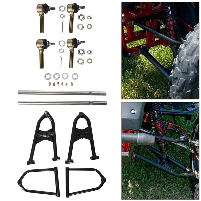 DURAFORCE Front Upper and Lower A-Arms FOR 87-06 Yamaha Banshee 350 YFZ350 +2 +1 Stainles