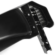 DURAFORCE Glossy Black 2 SINGLE AXLE TRAILER FENDERS FOR 13" WHEELS TIRES SKIRT BOAT PAIR