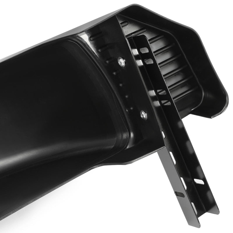 DURAFORCE Glossy Black 2 SINGLE AXLE TRAILER FENDERS FOR 13" WHEELS TIRES SKIRT BOAT PAIR