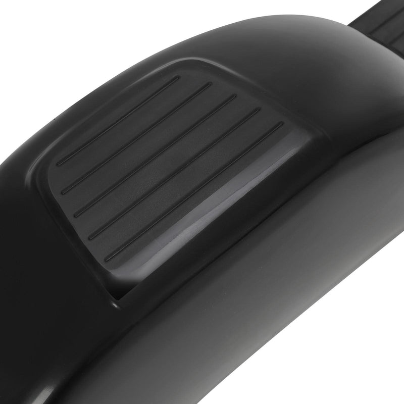 DURAFORCE Glossy Black 2 SINGLE AXLE TRAILER FENDERS FOR 13" WHEELS TIRES SKIRT BOAT PAIR