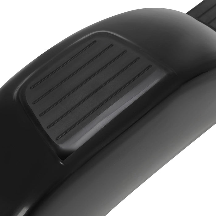 DURAFORCE Glossy Black 2 SINGLE AXLE TRAILER FENDERS FOR 13" WHEELS TIRES SKIRT BOAT PAIR