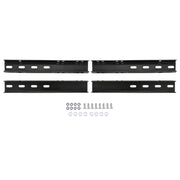 DURAFORCE Glossy Black 2 SINGLE AXLE TRAILER FENDERS FOR 13" WHEELS TIRES SKIRT BOAT PAIR