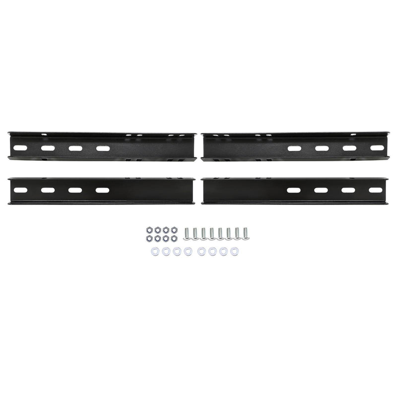DURAFORCE Glossy Black 2 SINGLE AXLE TRAILER FENDERS FOR 13" WHEELS TIRES SKIRT BOAT PAIR