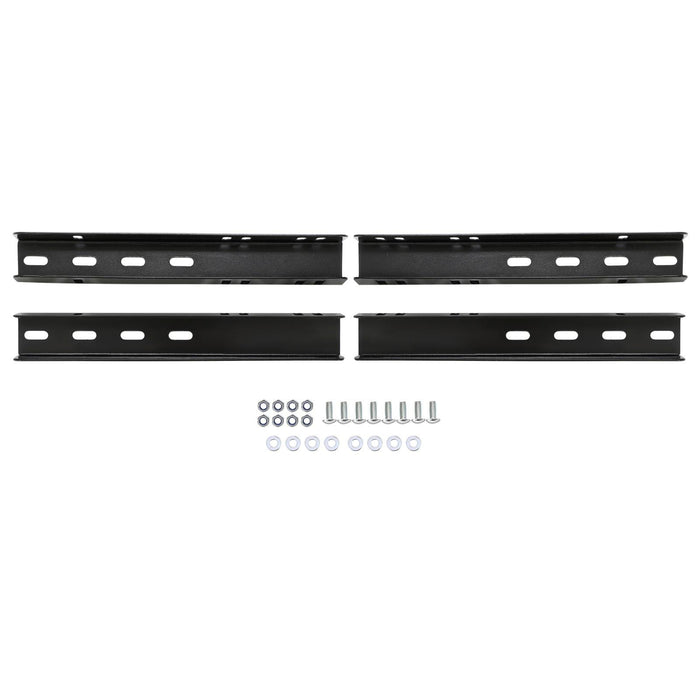 DURAFORCE Glossy Black 2 SINGLE AXLE TRAILER FENDERS FOR 13" WHEELS TIRES SKIRT BOAT PAIR