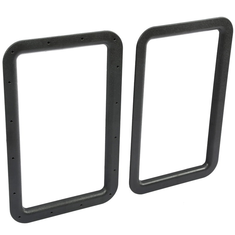 DURAFORCE Travel Trailer RV Camper Black Entrance Door Window Interior & Exterior Frame