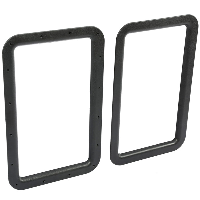 DURAFORCE Travel Trailer RV Camper Black Entrance Door Window Interior & Exterior Frame