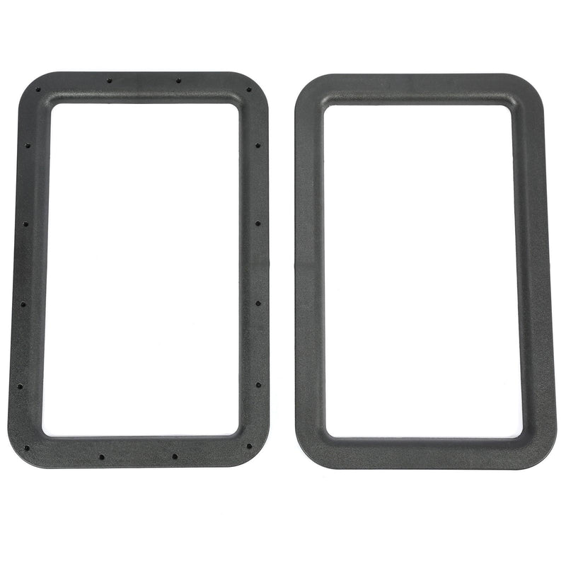 DURAFORCE Travel Trailer RV Camper Black Entrance Door Window Interior & Exterior Frame
