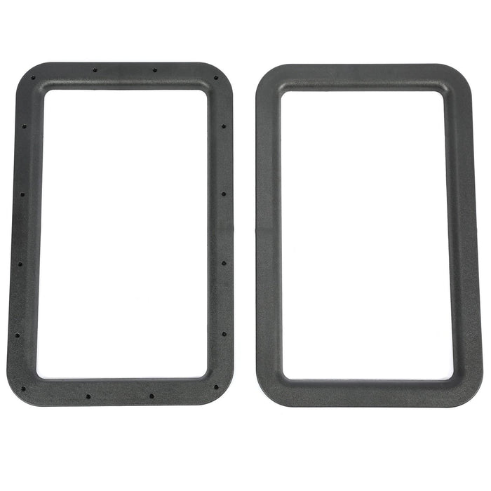 DURAFORCE Travel Trailer RV Camper Black Entrance Door Window Interior & Exterior Frame