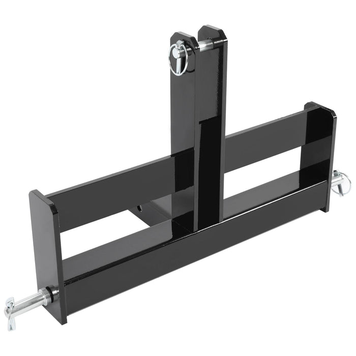 DURAFORCE 3 Point 2" Receiver Hitch Drawbar W/Suitcase Weight Bracket For CAT 1 Tractors