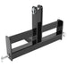 DURAFORCE 3 Point 2" Receiver Hitch Drawbar W/Suitcase Weight Bracket For CAT 1 Tractors
