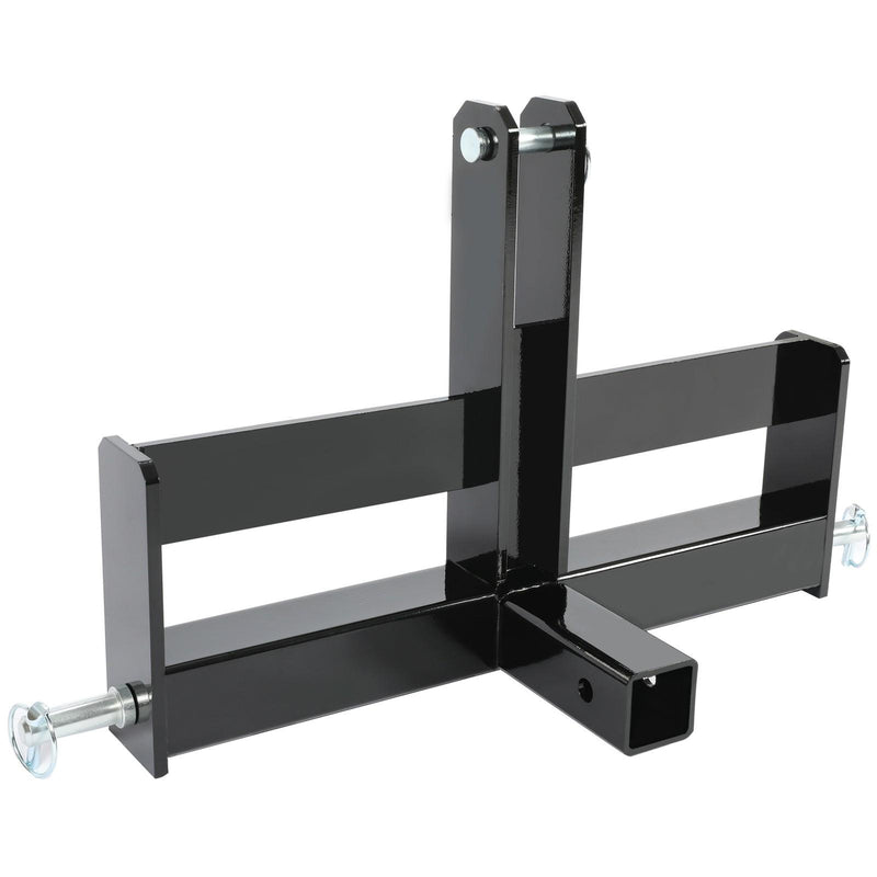 DURAFORCE 3 Point 2" Receiver Hitch Drawbar W/Suitcase Weight Bracket For CAT 1 Tractors